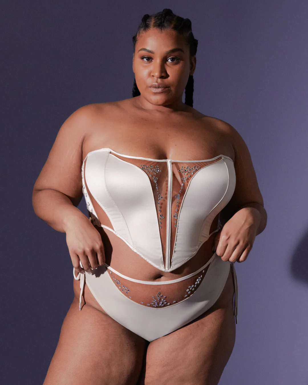 Dripping in Jewels Corset - Available in Multiple Nudes - FINAL SALE - Image 6