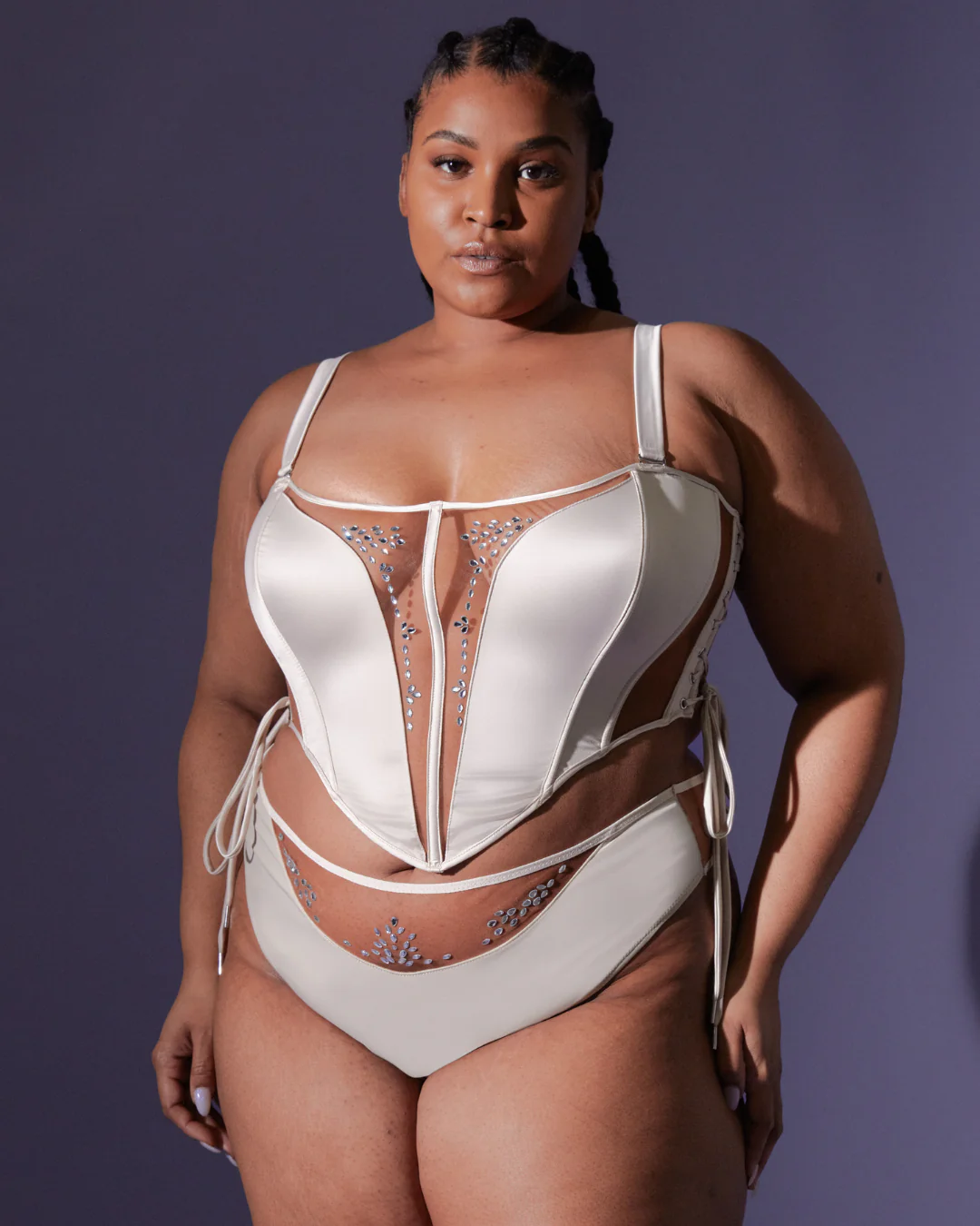 Dripping in Jewels Thong - Available in Multiple Nudes - FINAL SALE - Image 2