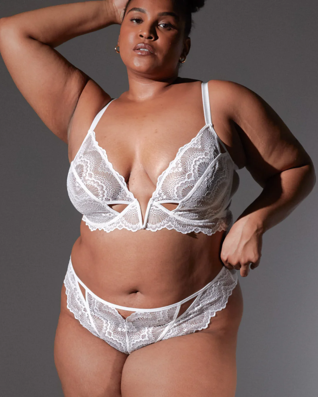 Kane V-Wire Bra - Ivory - Image 4
