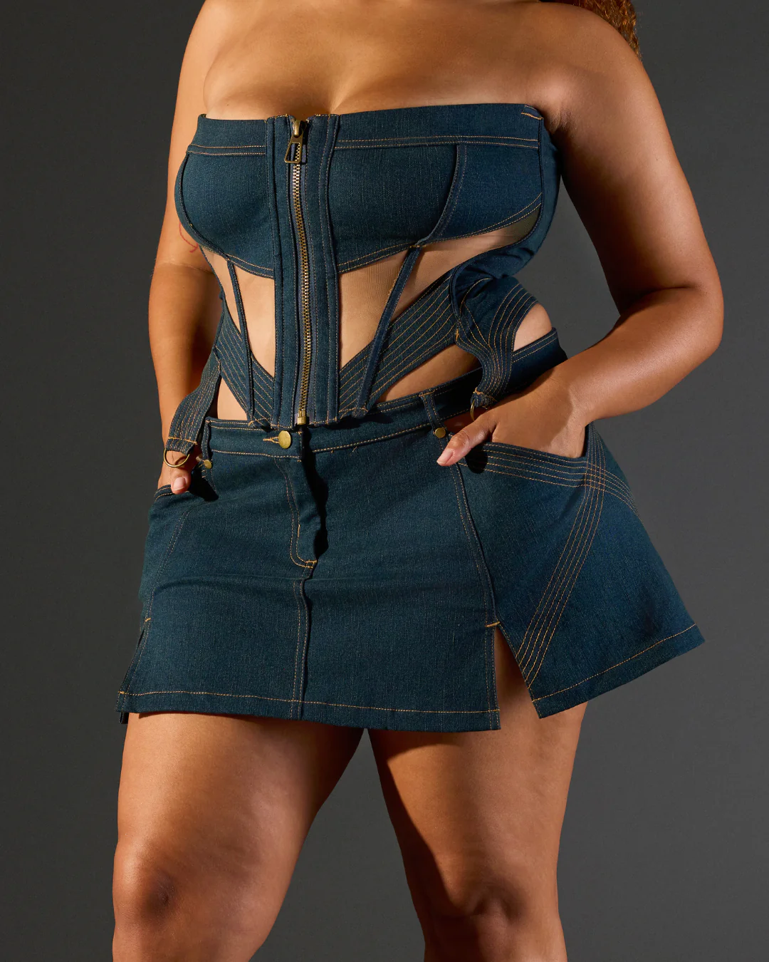 Renegade Denim Mini Skirt